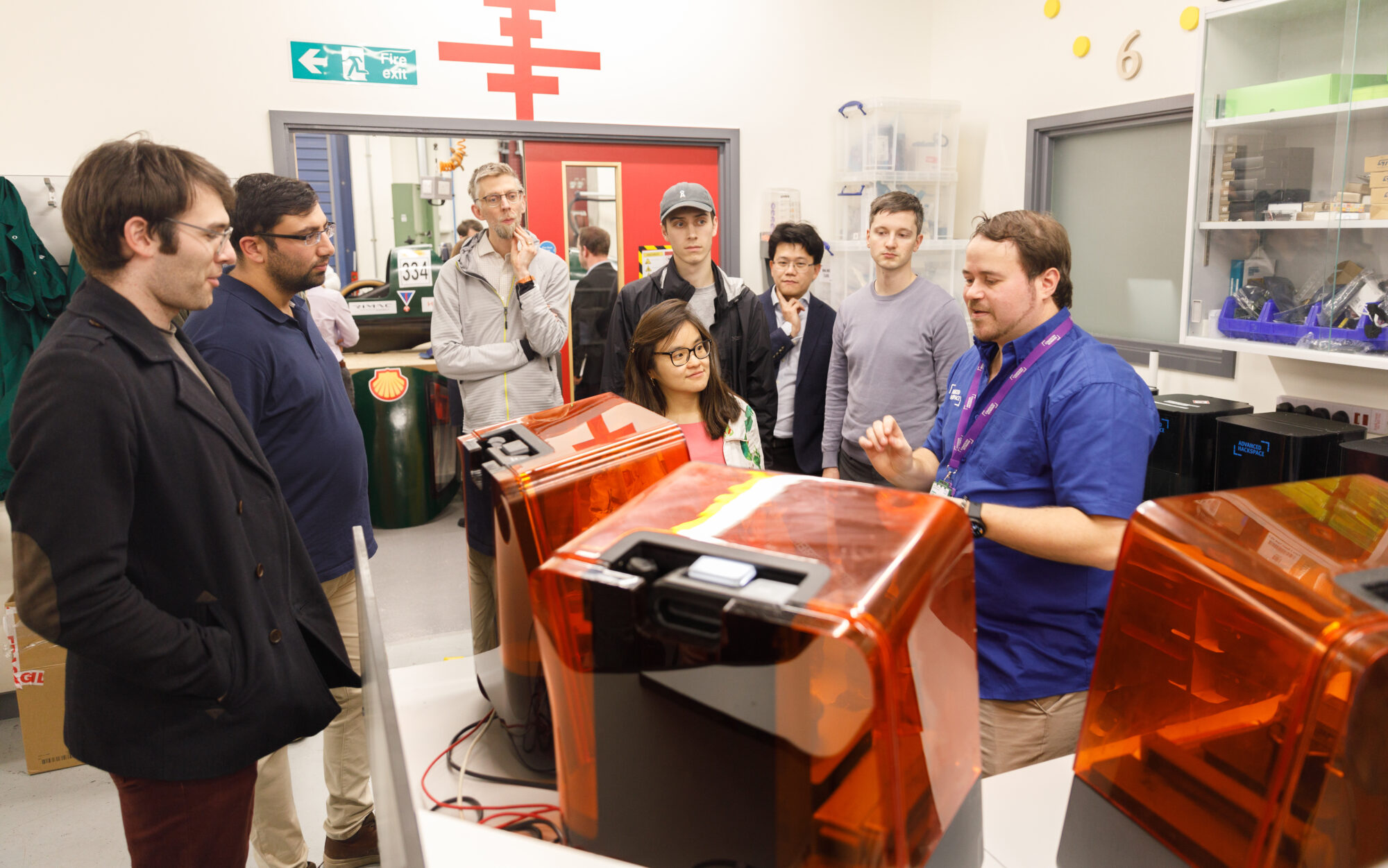 Students work together at a computer